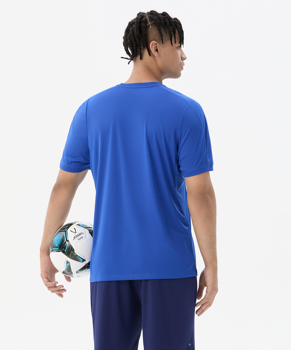 Футболка тренировочная JOGEL PREMIER PerFormDRY Training Poly Tee, синий, размер L