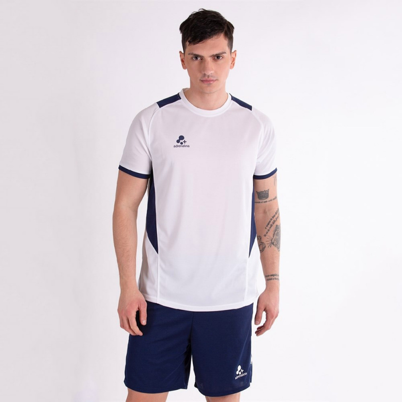 Форма волейб. муж. +ADRENALINA Tommy 1303-023-3XL, р.3XL, 100% полиэстер, бело-т.синий