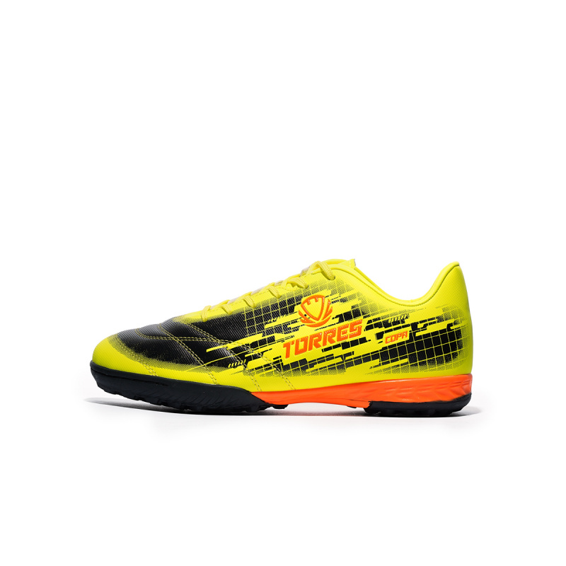 Бутсы футб.(многошиповки) TORRES COPA KID дет. TS234238-614-33, р.33, резина,ПУ,текстиль,чёрно-жёлт.