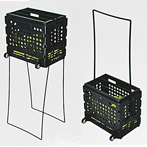 Корзина для теннисных мячей HEAD TM7003, на 72 мяча, пластик, черный