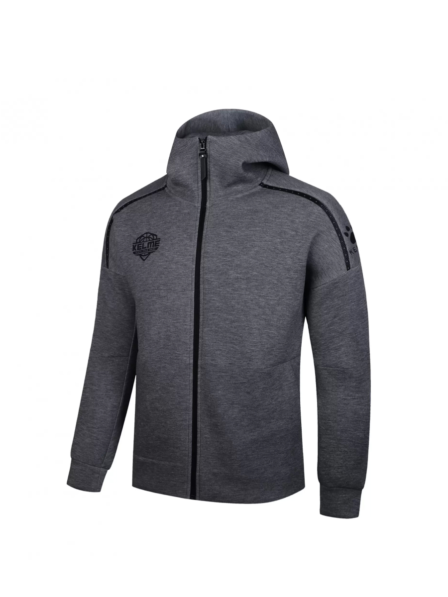 Толстовка KELME Hooded Knitted Jacket Grey