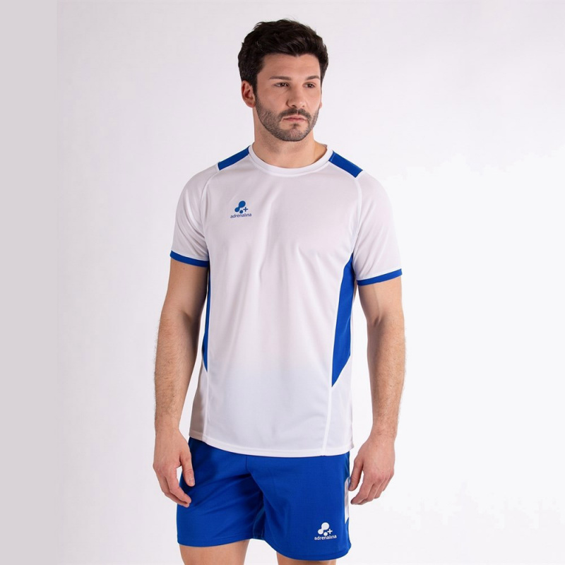 Форма волейб. муж. +ADRENALINA Tommy 1303-018-M, р.M, 100% полиэстер, бело-синий