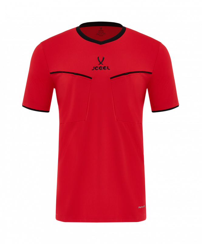 Футболка судейская JOGEL DIVISION PerFormDRY Referee SS Tee 2.0, красный, размер L