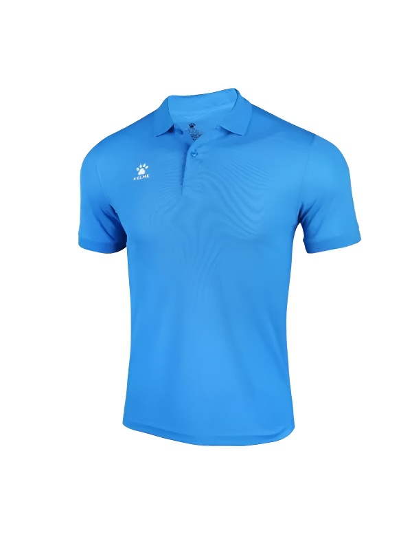 Футболка-поло KELME Short Sleeve Polo Shirt Light Blue