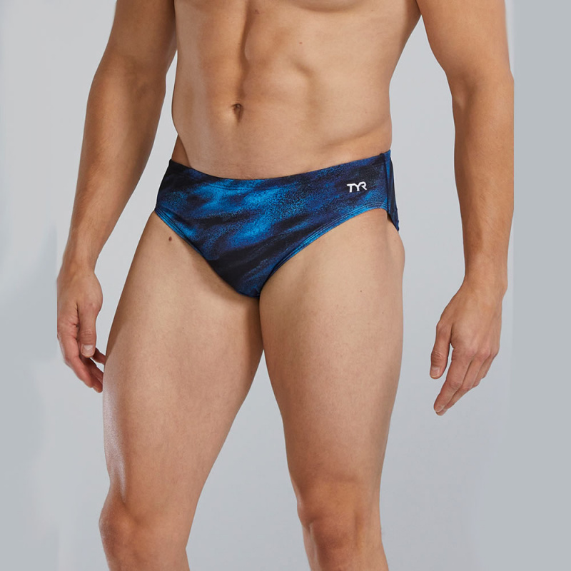 Плавки TYR Soren Durafast Elite Brief, RSOR7A-420, р.32 (рос.48), полиэстер, спандекс, синий