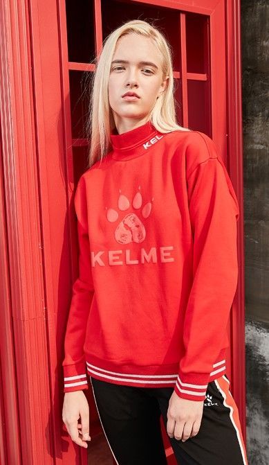 Свитшот KELME Women's Round Neck Sweater Red
