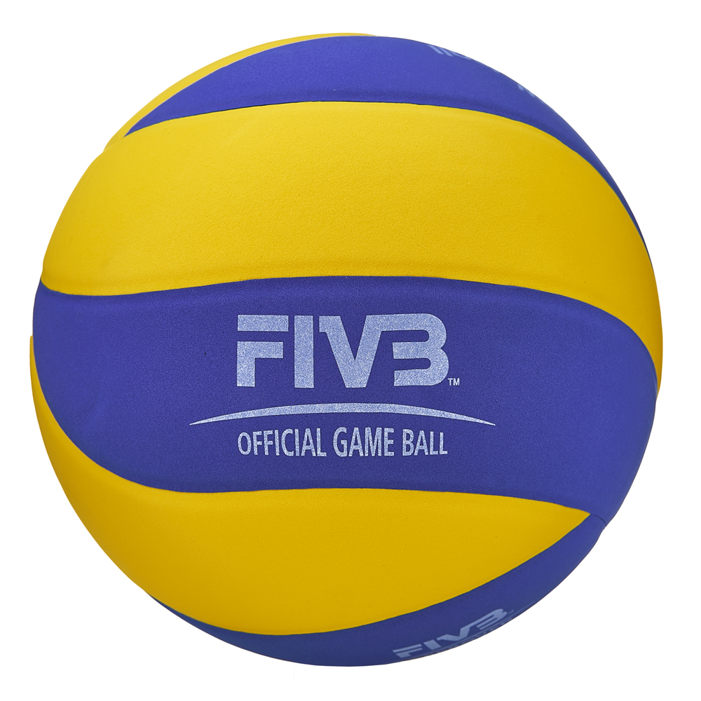 Мяч для вол. на снегу MIKASA SV335-V8, р.5, FIVB Appr, синт.пена ТПЕ, клееный, бут.кам, жел-син
