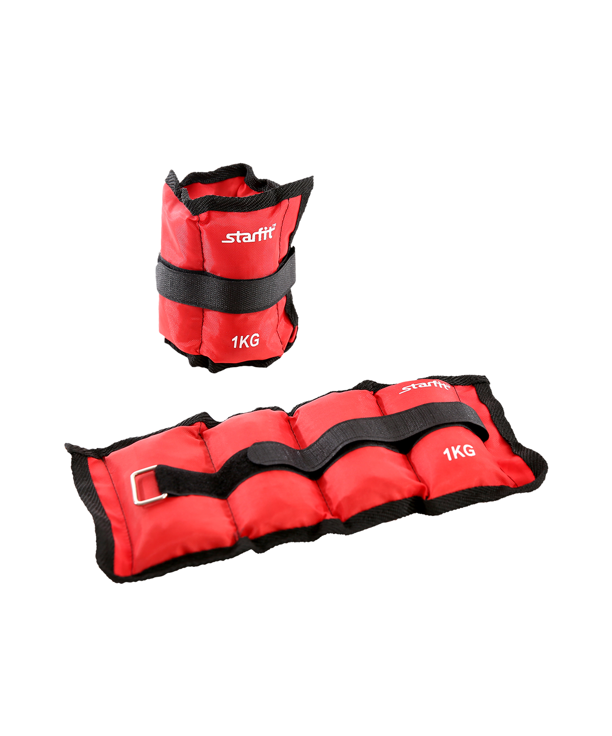 Утяжелители STARFIT WT-401, 1 кг, красный