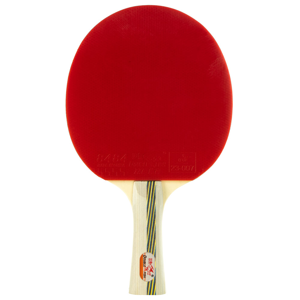 Ракетка для н/т DOUBLE FISH 4D-C, для любителей, накладка 2 мм, конич. ручка + чехол