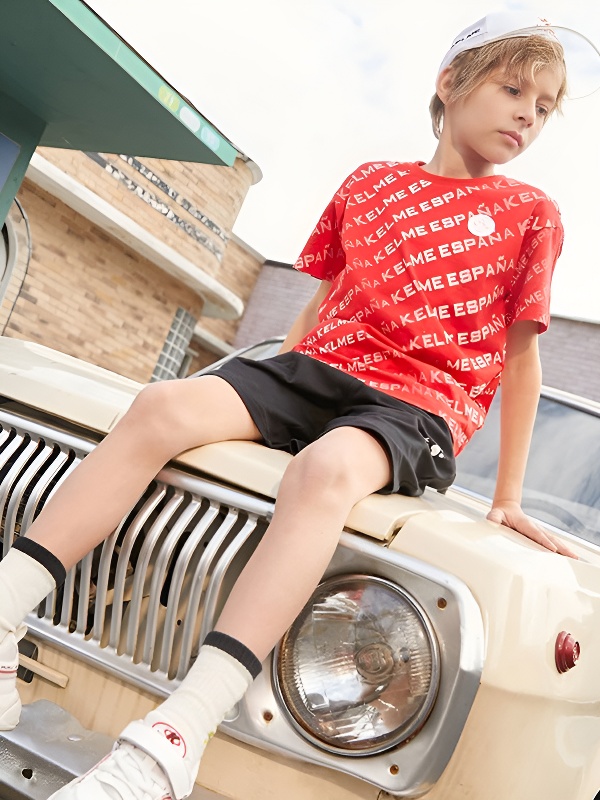 Детская футболка KELME Short Sleeve T-Shirt Kid Red