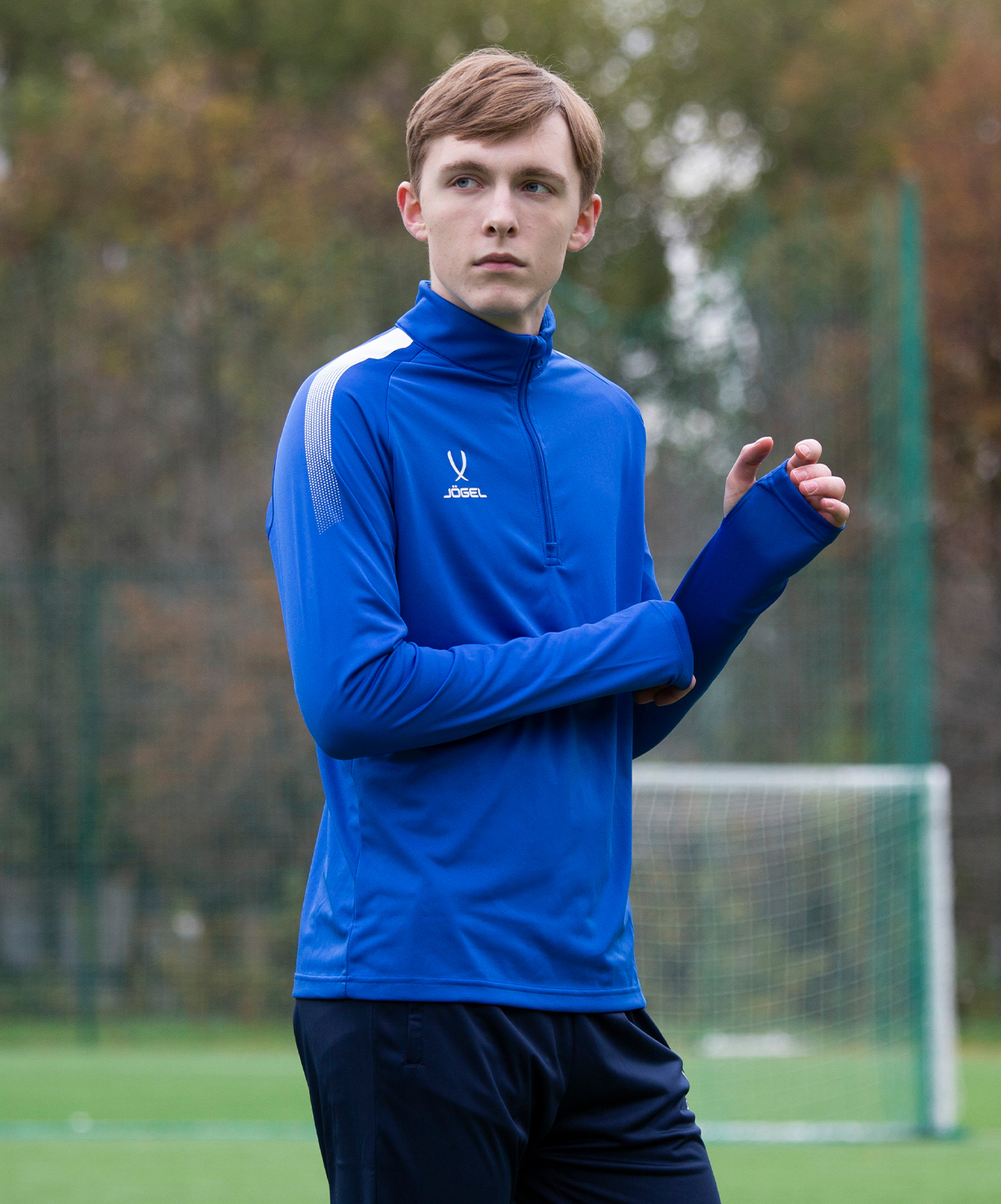 Джемпер тренировочный JOGEL CAMP Training Top 1/4 Zip, синий, размер L