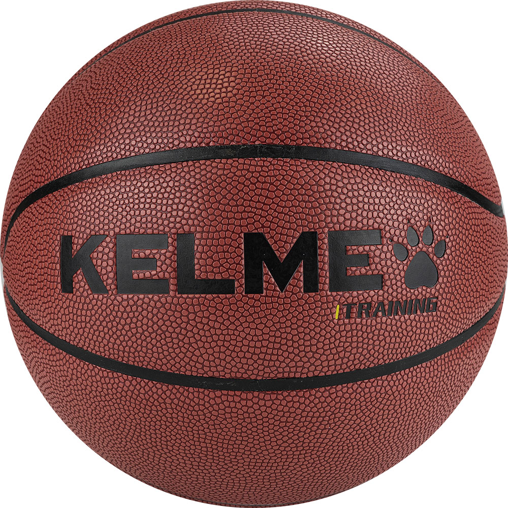 Мяч баск. KELME Hygroscopic, 8102QU5001-217, р.7, 8 панелей, ПУ, бут.кам., коричнево-черный