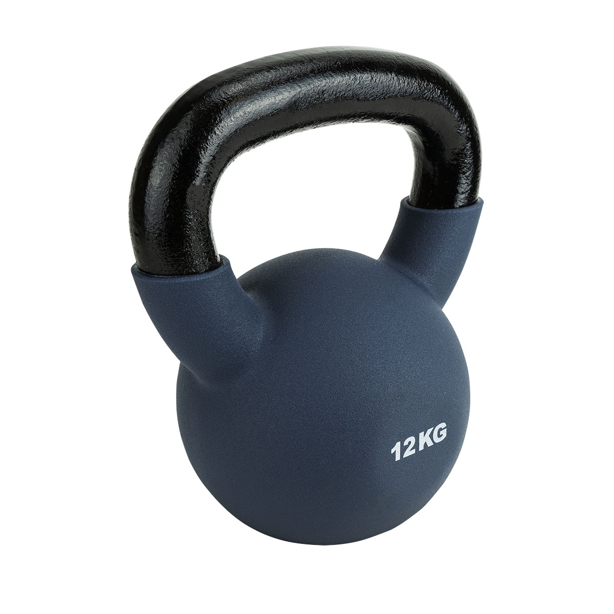 Гиря TORRES 12 кг, PL552212, чугун в неопреновой оболочке, серый