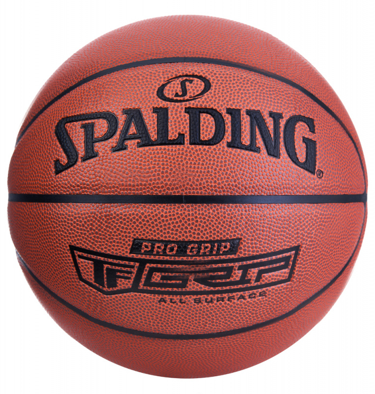 Мяч баск. SPALDING Pro Grip 76874z, р.7, композит. кожа (ПУ) коричневый