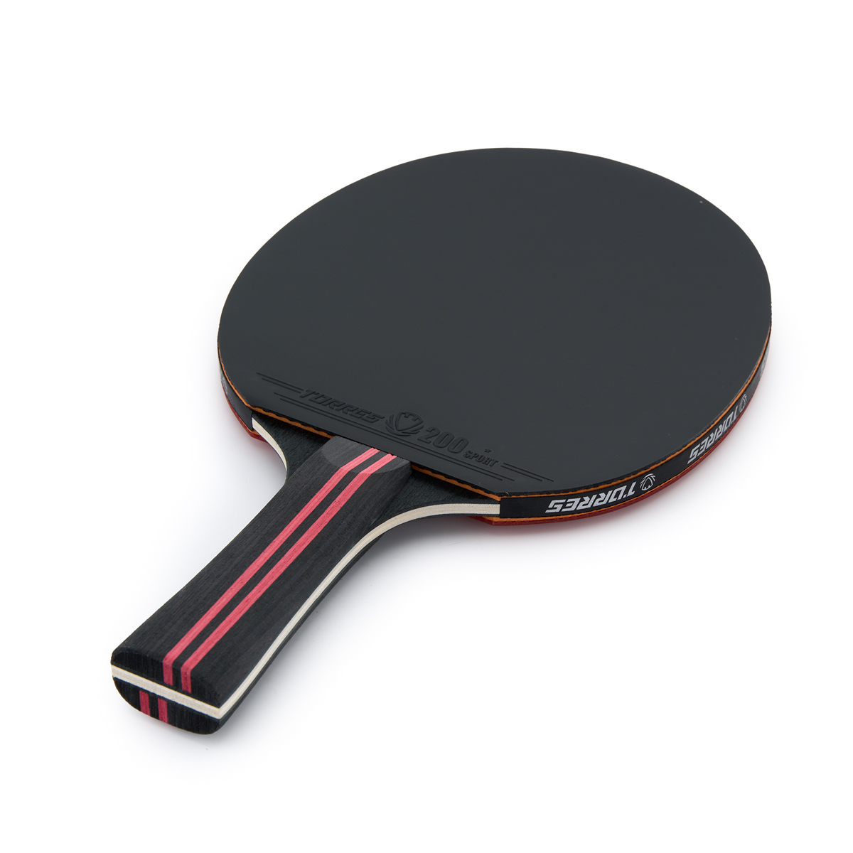Ракетка для н/т TORRES Sport 1*, TT23005 для любителей, накладка 1,5 мм, конич. ручка