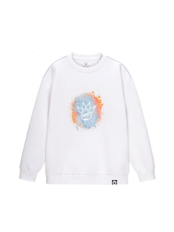 Детский свитшот KELME Round Neck Sweater White