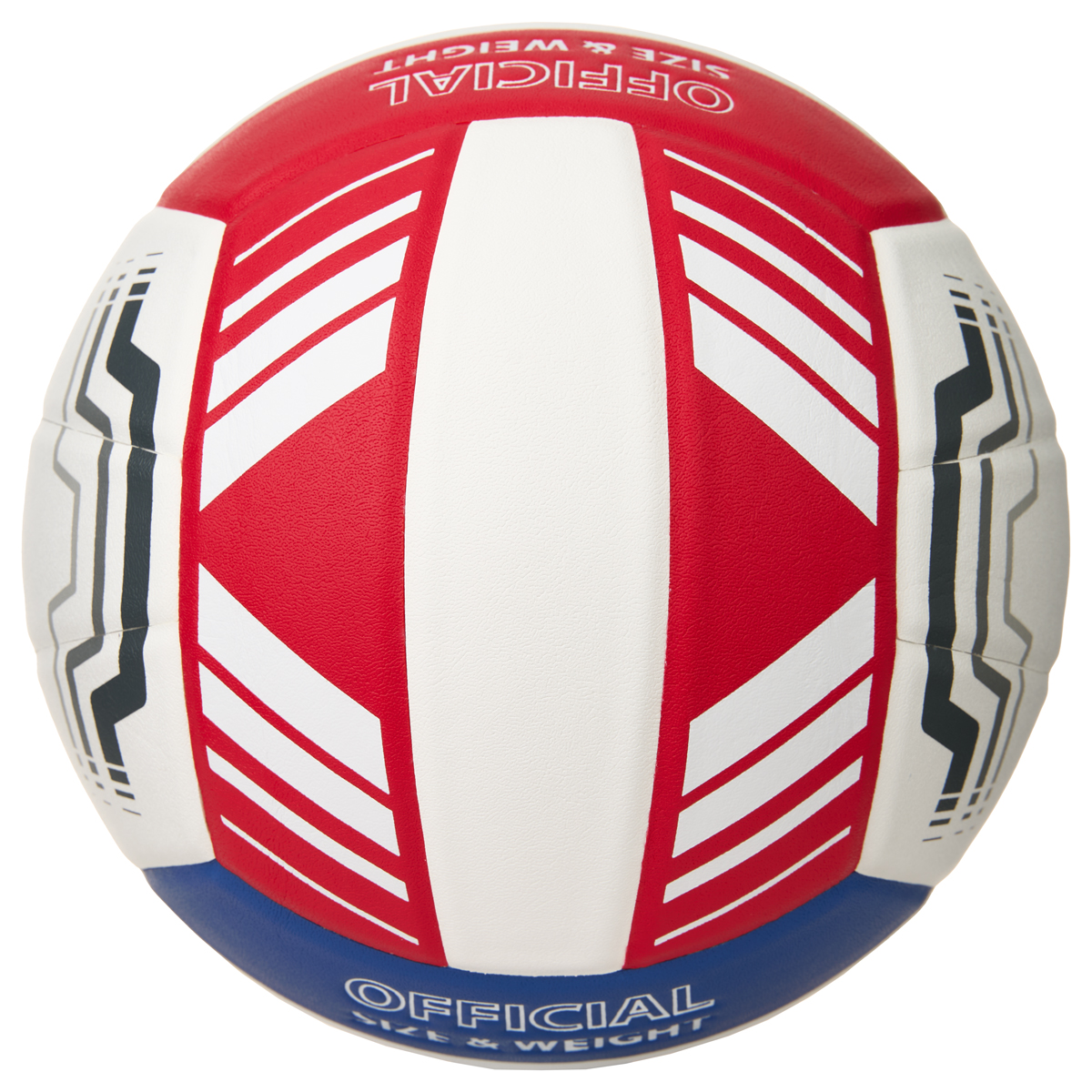 Мяч вол. TORRES VB 1000, V32415, р.5, синт.кожа (микрофибра), клееный, бут.кам, бел-син-красный