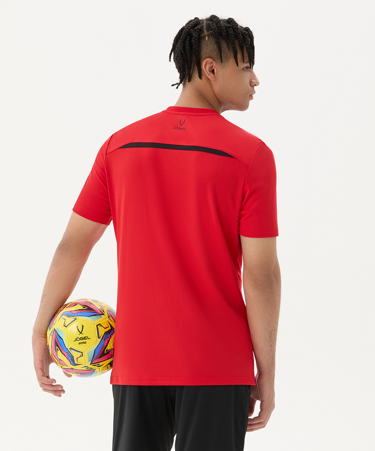 Футболка судейская JOGEL DIVISION PerFormDRY Referee Tee, красный, размер L