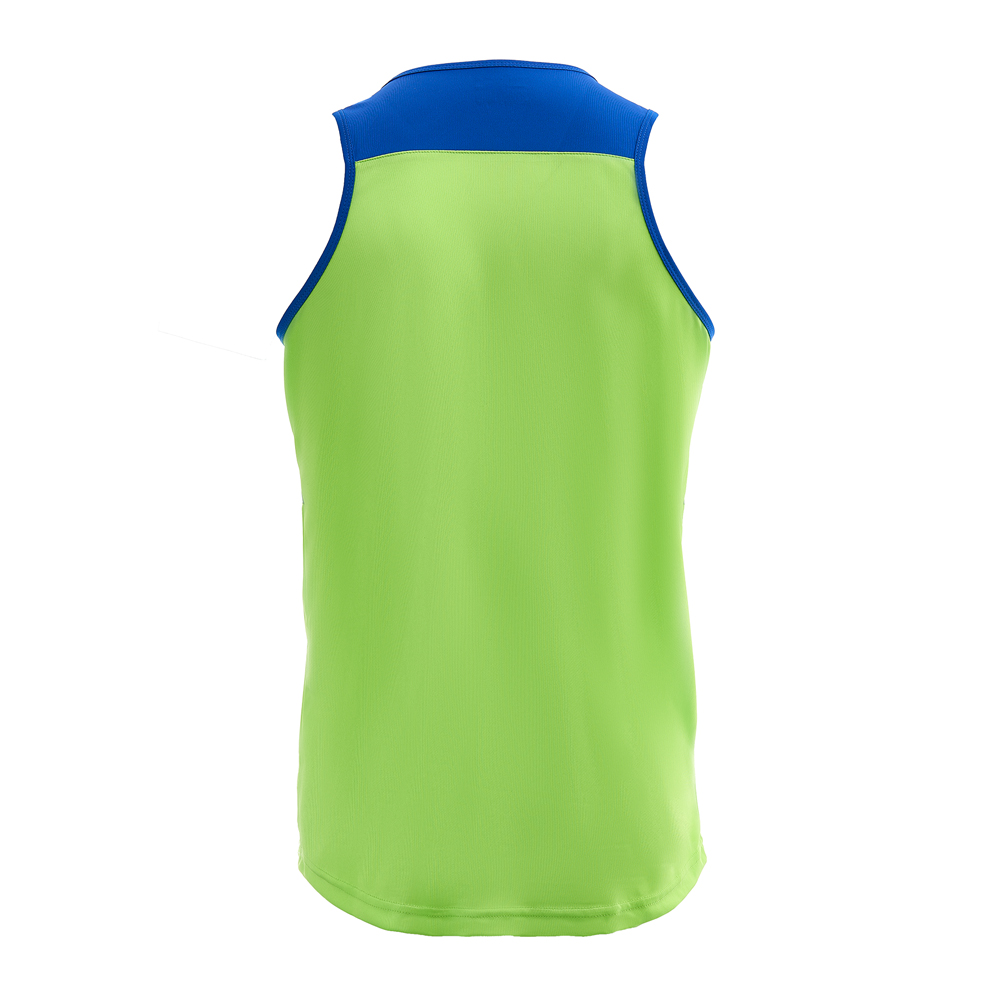 СЦ*Майка для пляж. вол. муж. MIKASA MT5041-038-3XL, р.3XL, 100% полиэстер, салатово-голубой