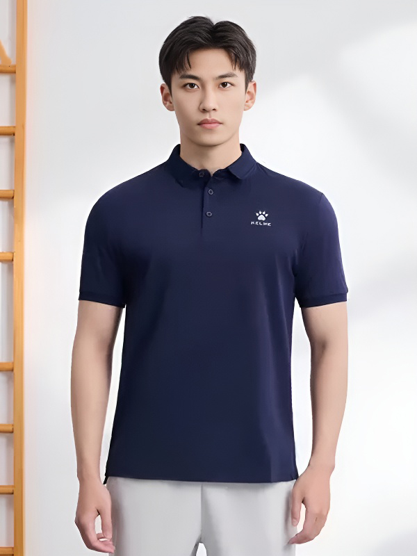 Футболка-поло KELME Short Sleeve Polo Shirt Dark Blue