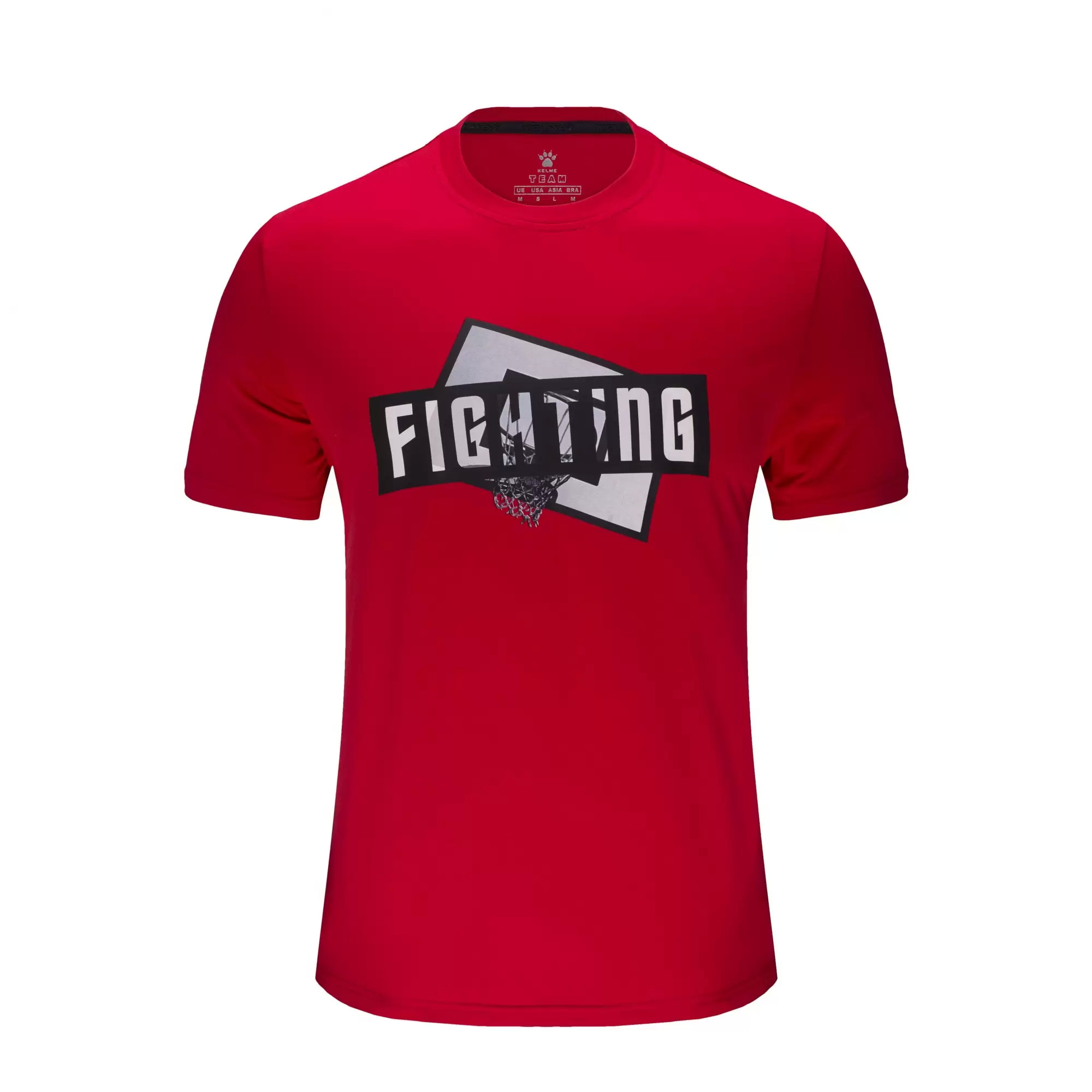 Футболка KELME Men's Round Neck T-Shirt Red