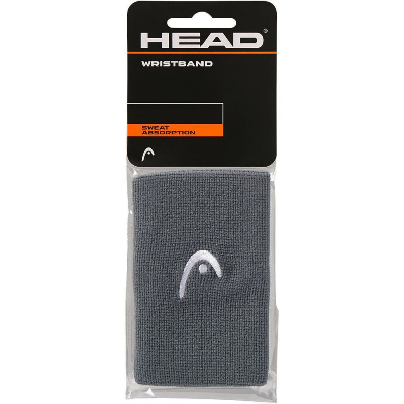 Напульсники HEAD 5", 285070-AN, ширина 12,7 см, 90% нейлон, 10% эластан, пара, антрацит