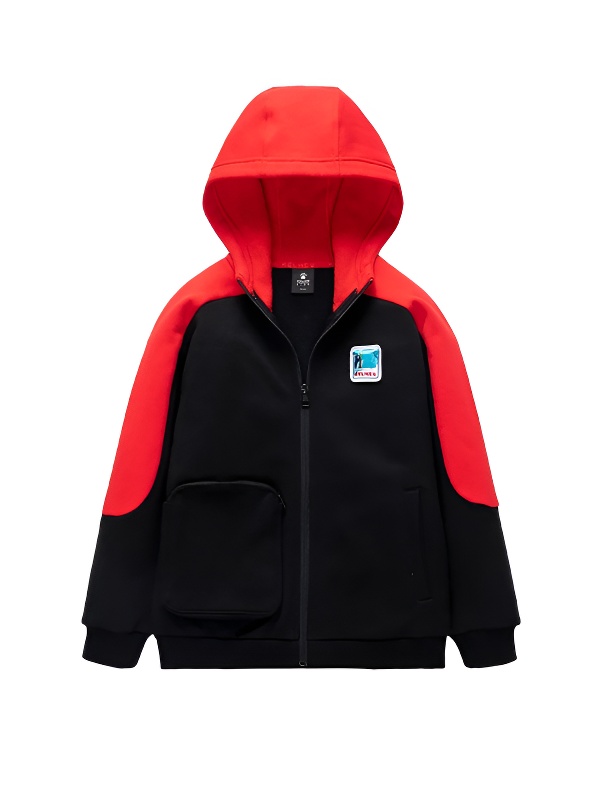 Толстовка KELME Knitted Сoat (Black/Red)