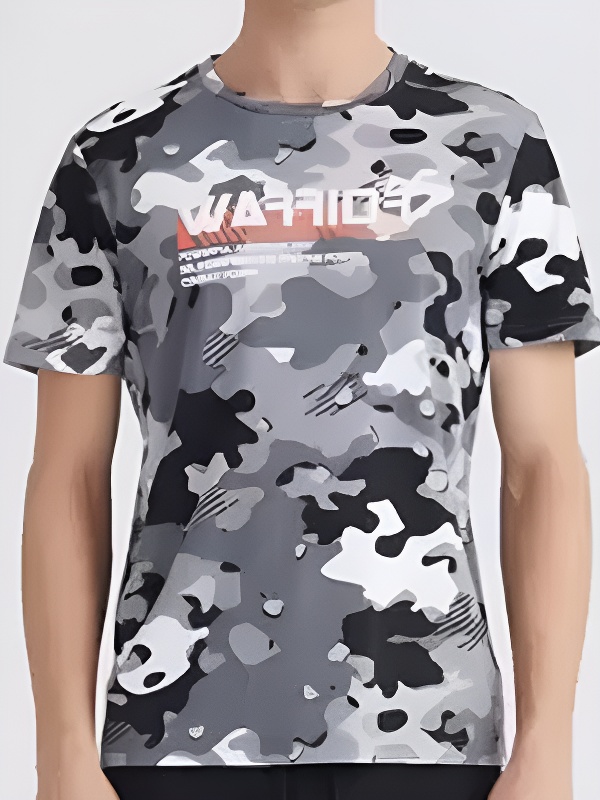 Футболка KELME Men's Short Sleeve T-Shirt Grey