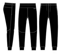 Брюки KELME Men's Knitted Trousers Black