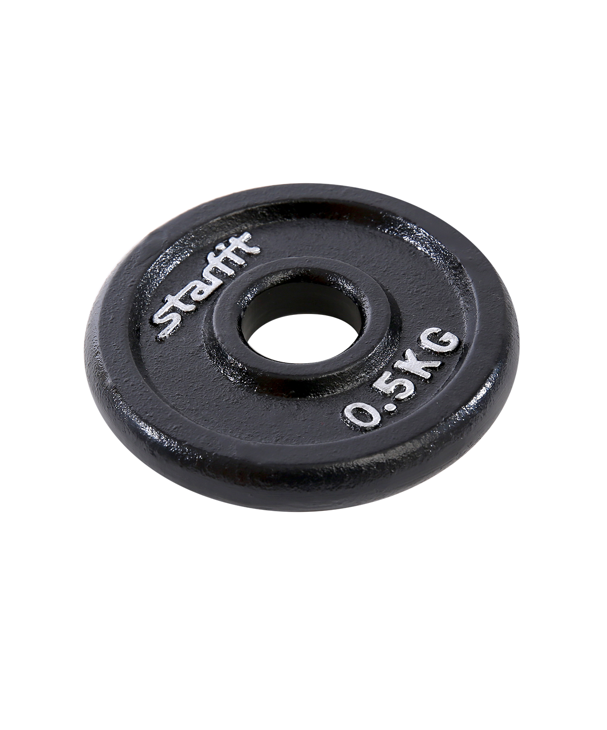 Диск чугунный STARFIT BB-204 d=26 мм, черный, 0,5 кг