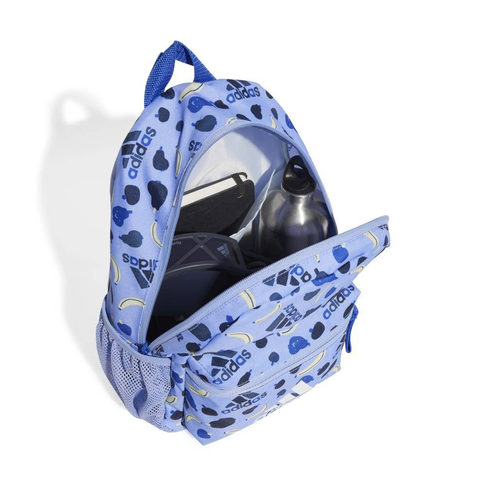 Рюкзак детский ADIDAS Kids Printed Fruits JG1415, полиэстер, сине-голубой