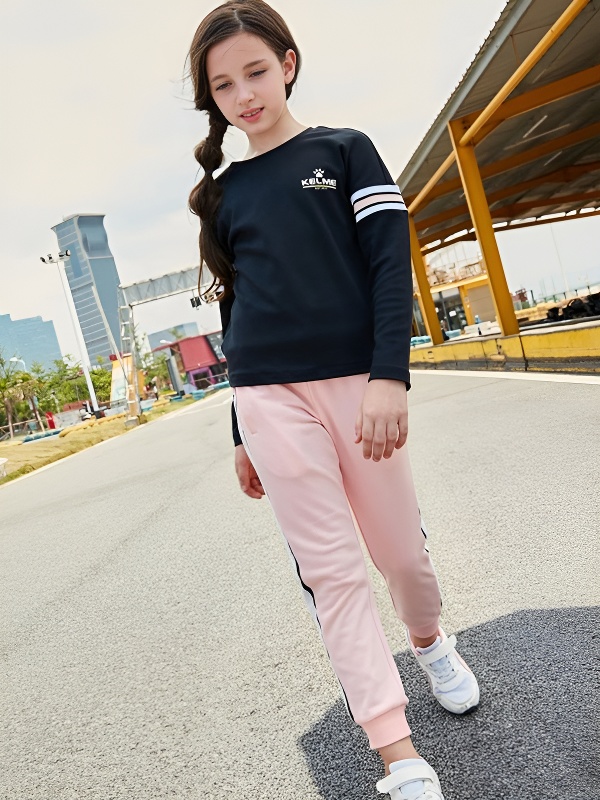 Детские брюки KELME Girl's Knitted Trousers Pink
