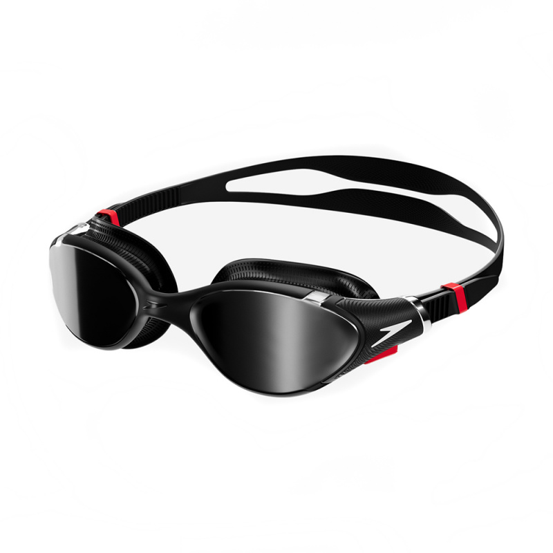 Очки для плав. SPEEDO Biofuse 2.0 Mirror 8-002331A273, ЗЕРКАЛЬНЫЕ линзы, черная оправа
