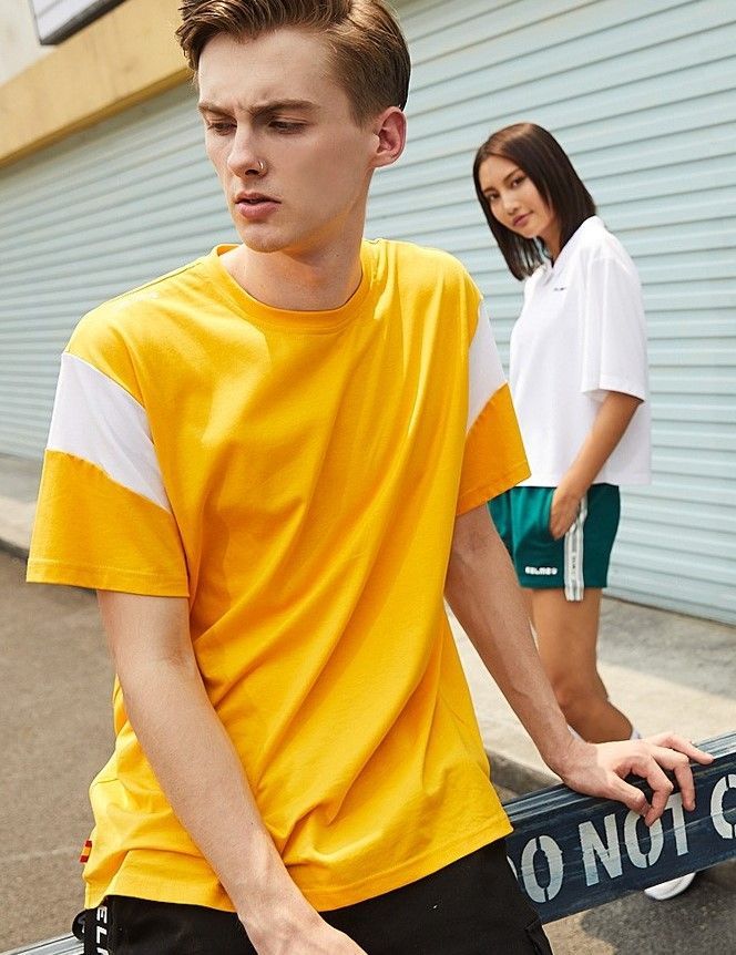 Футболка KELME Men's Short Sleeve T-Shirt Yellow