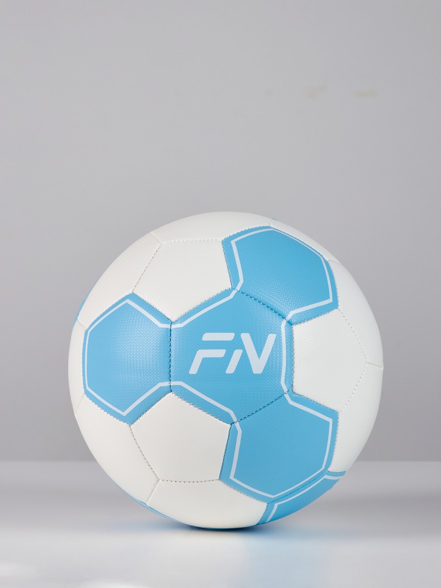 Футзальный мяч FN Futsal Ball (Машинная сшивка) (White/Light Blue)