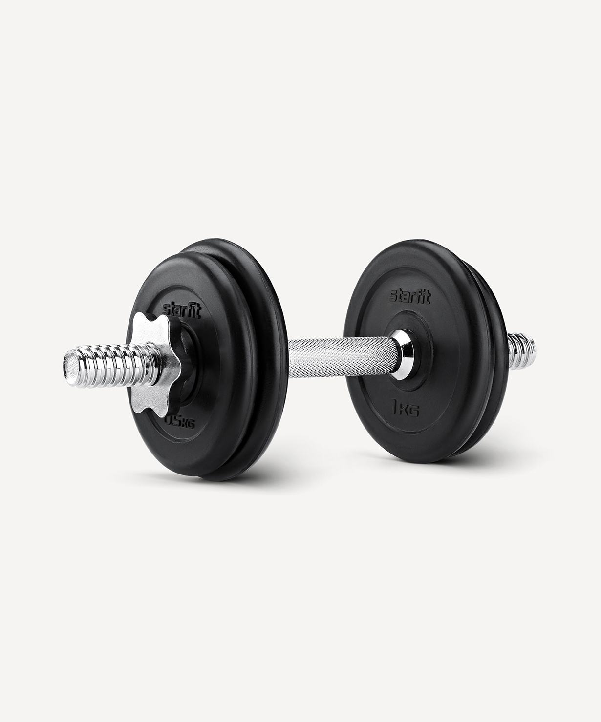 Гантель разборная обрезиненная в коробке STARFIT DB-716, 4 кг