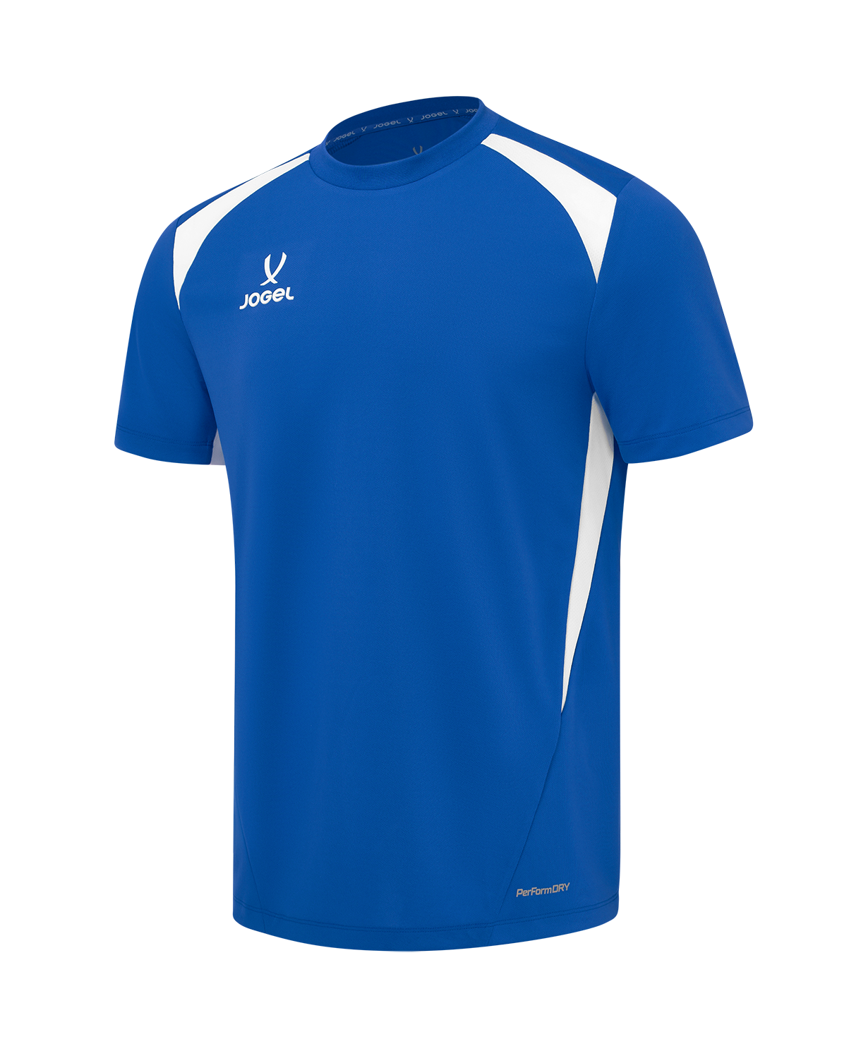 Футболка тренировочная JOGEL DIVISION PerFormDRY Training Poly T-shirt, синий, детский
