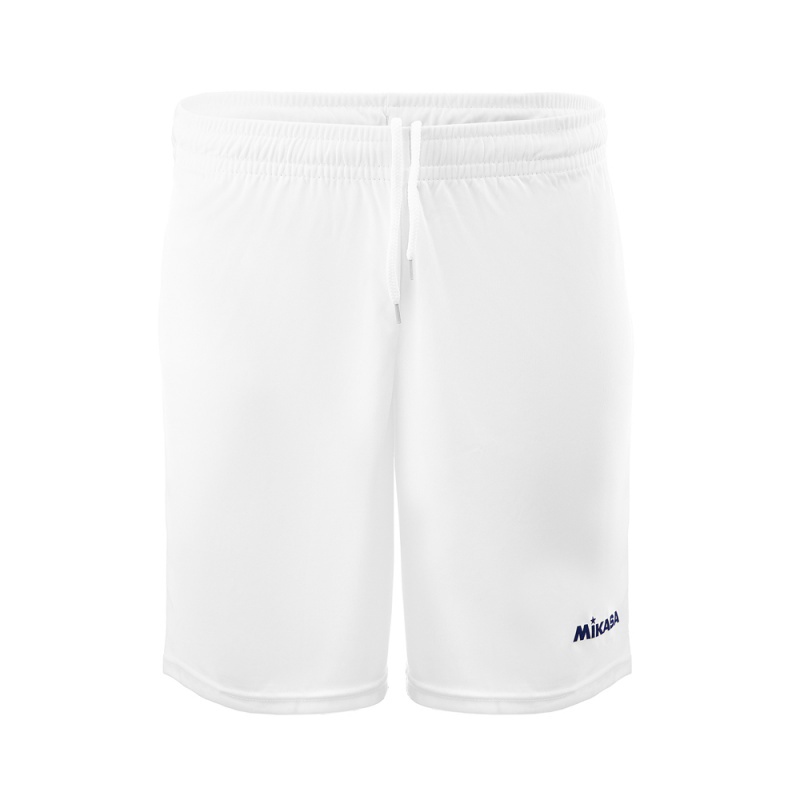 Шорты волейб. муж. MIKASA MT196-022-2XL, р.2XL, 100% полиэстер, белый