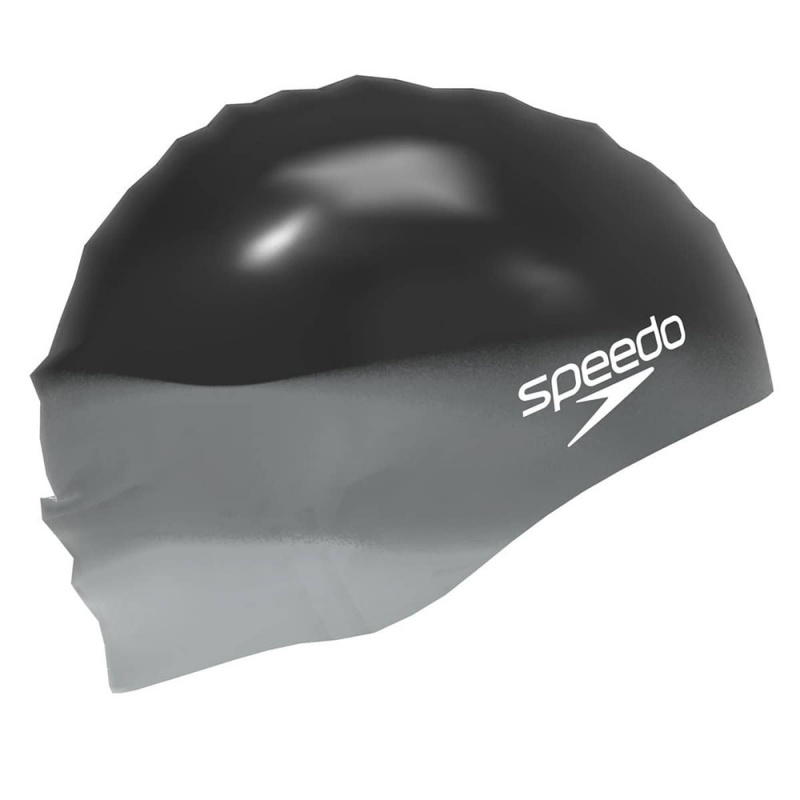Шапочка для плав. SPEEDO Multi Color Silicone Cap, 8-0616906389, СЕРО-ЧЕРНЫЙ, силикон
