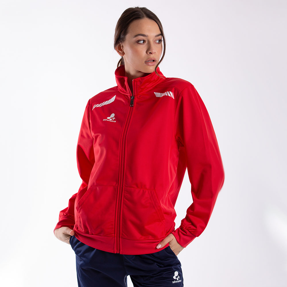 Костюм спортивный +ADRENALINA 3302-062-M, р. M, 100% полиэстер, красно-т.синий