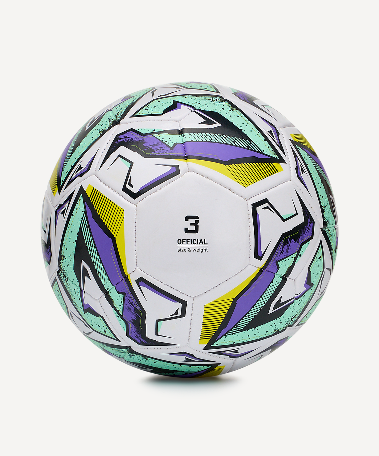 Мяч футбольный JOGEL Intro №3, белый, размер 3