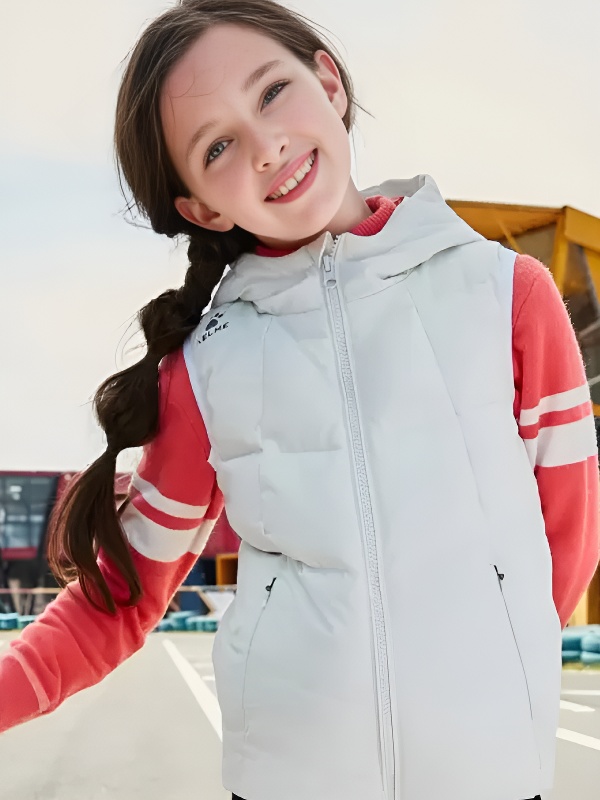 Детский жилет KELME Girl's Down Vest White
