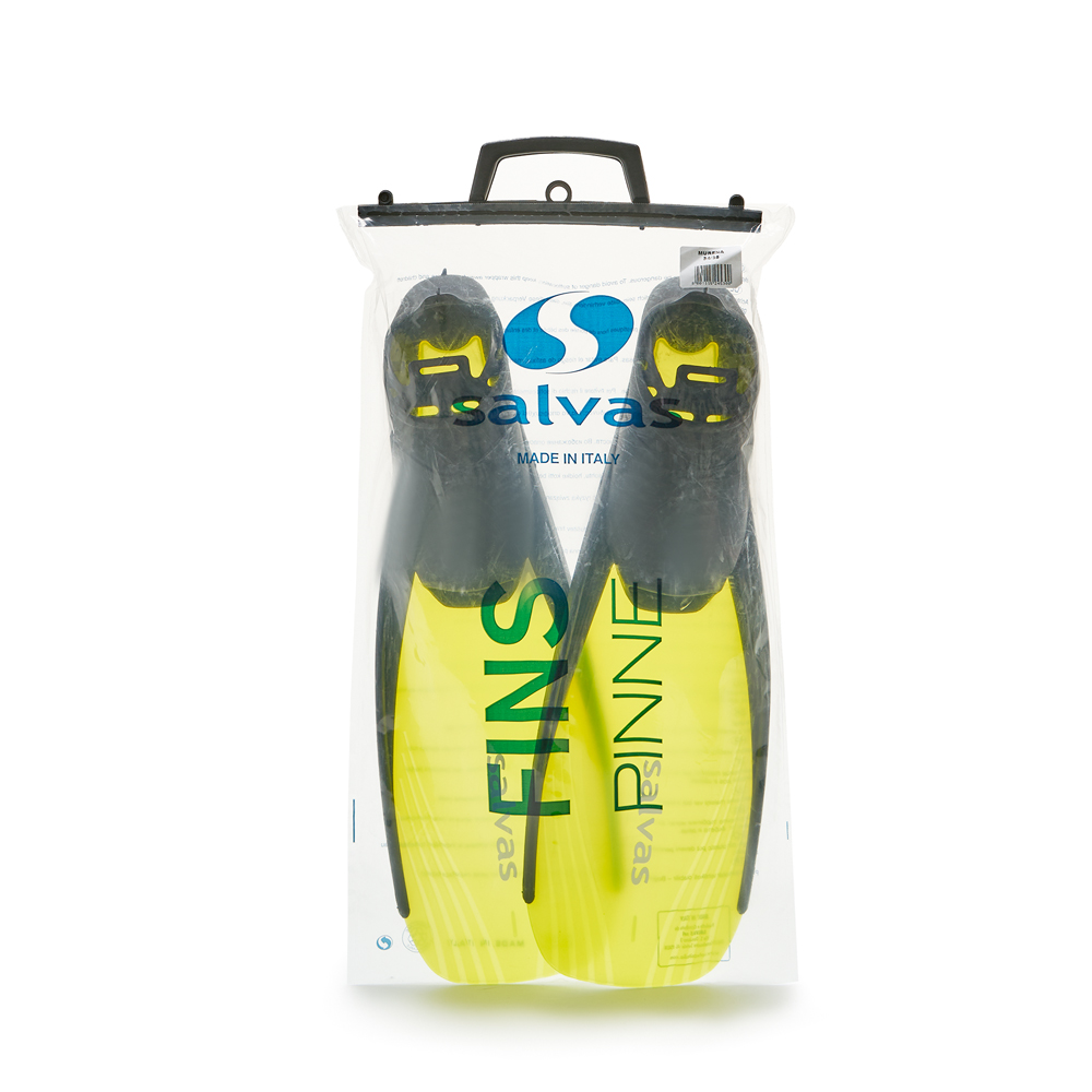 Ласты для плав. Salvas Murena Fin, BA14534GTSTS,TPR и Technoflex, р.34-35, желтый