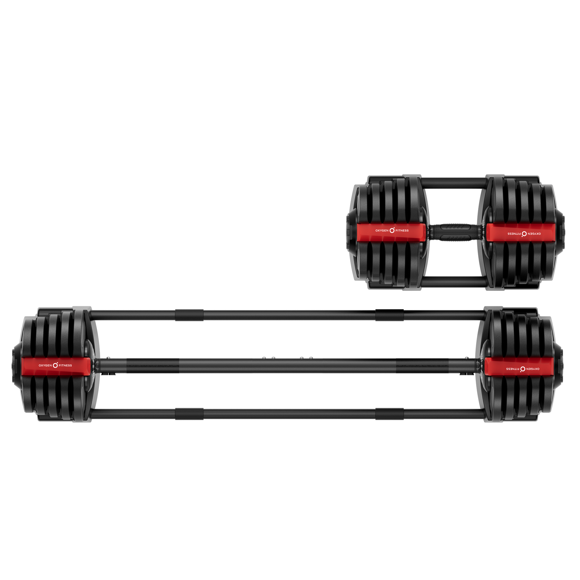 Штанга регулируемая многофункциональная 2 в 1 OXYGEN FITNESS XCROSS 40 кг