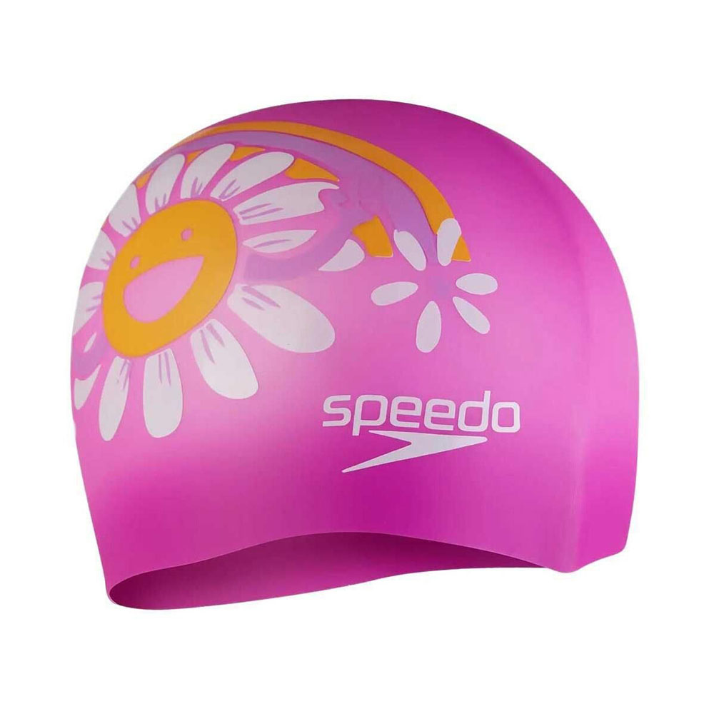 Шапочка для плав. дет. SPEEDO Boom Silicone Cap Jr, 8-0838615956, РОЗОВЫЙ, силикон