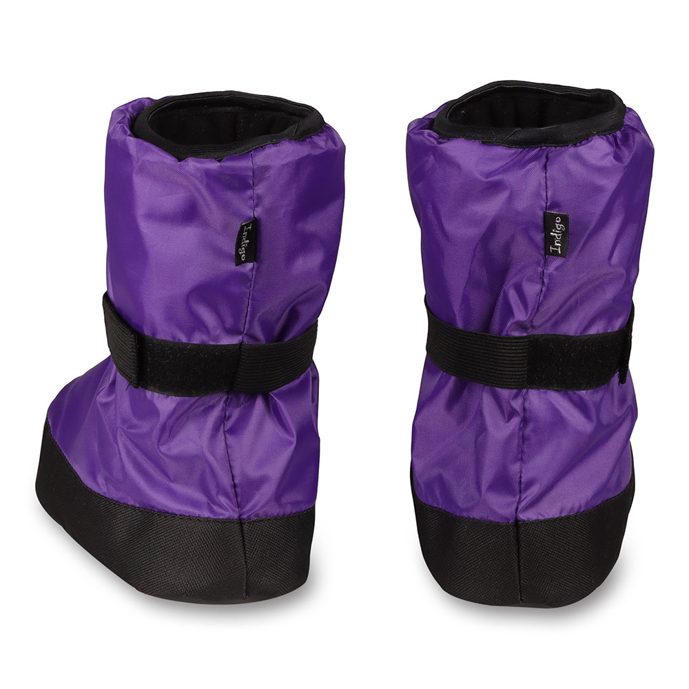 Сапожки для разогрева (бахилы) INDIGO, SM-362-V-30-33, р.30-33, 100% полиэстер, фиолетовый