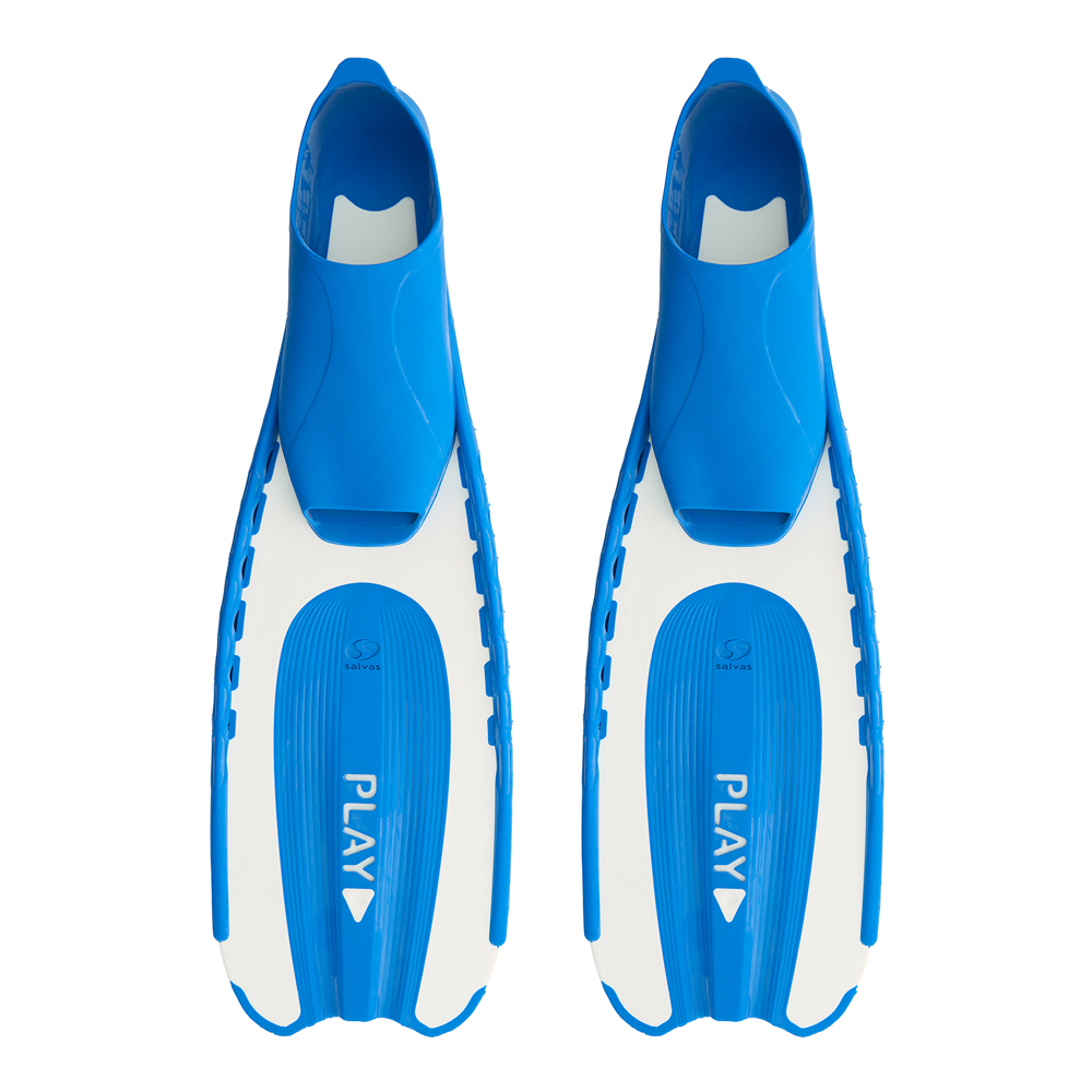 Ласты для плав. Salvas Play Fin, BA12936WBSTS,TPR и Technoflex, р.36-37, голубой