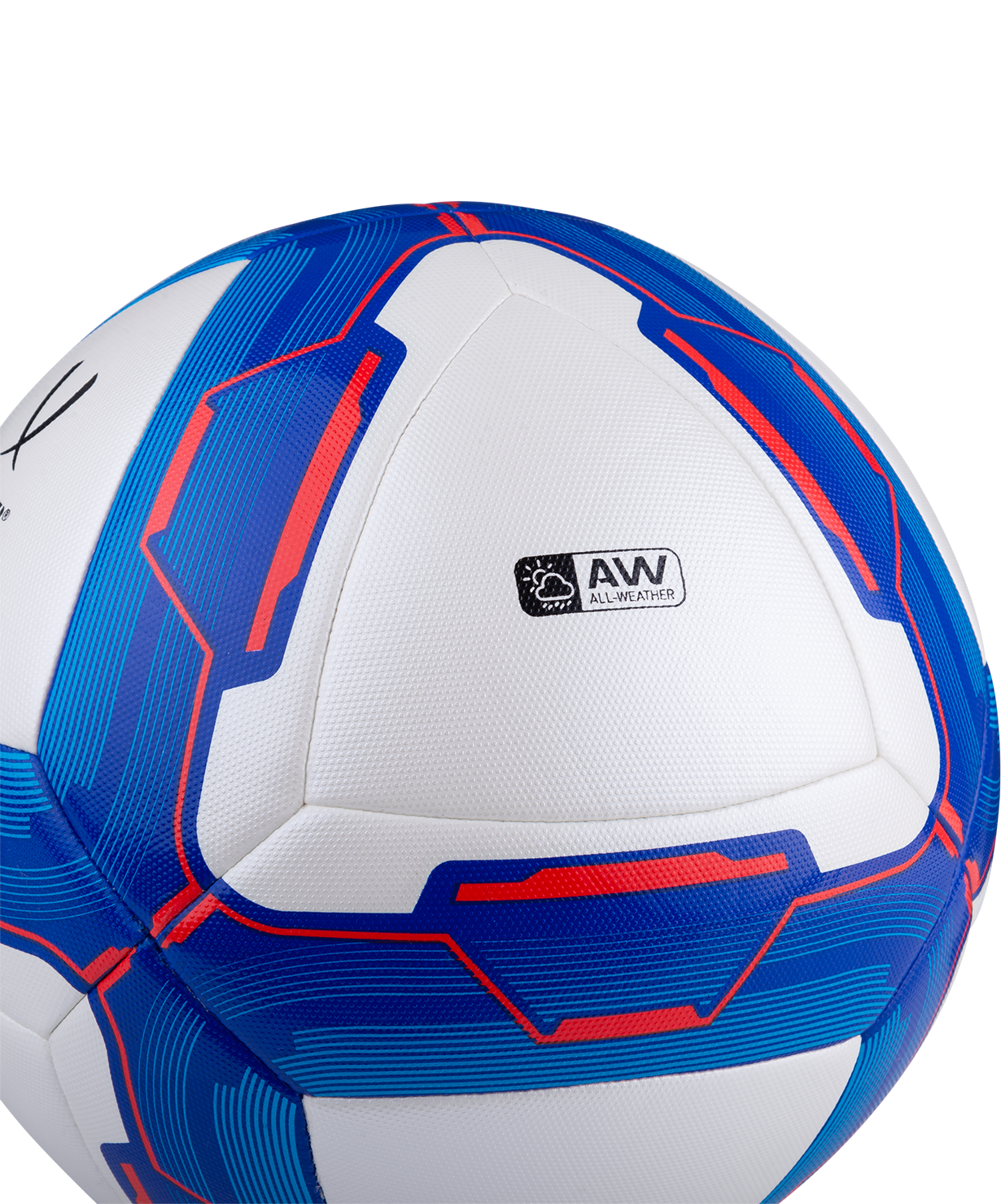 Мяч футбольный JOGEL Primero №4, белый/синий/красный, размер 4