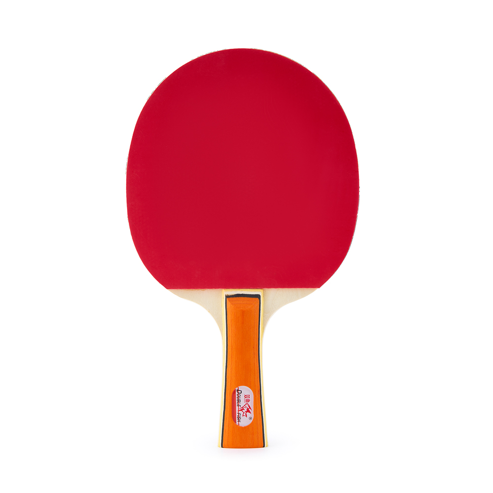 Набор для н/т DOUBLE FISH, 036A, для любителей, 2 ракетки и 3 мяча, наклад.1,5 мм, конич. ручка