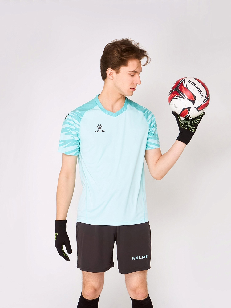 Футбольная форма KELME Short Sleeve Football Uniform (Teal/Black)